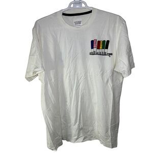 Adidas‎ Men's 2XL T Shirt  Adicolor White Series Y2K 2005 Graphic Short Sleeve